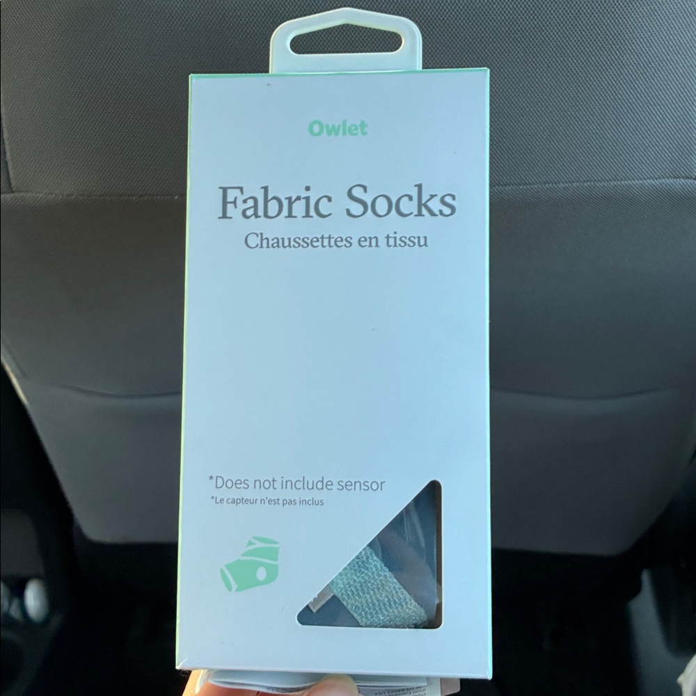Blue size 1 owlet fabric dream socks (sensor not included)